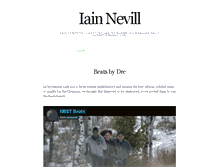 Tablet Screenshot of iainnevill.com